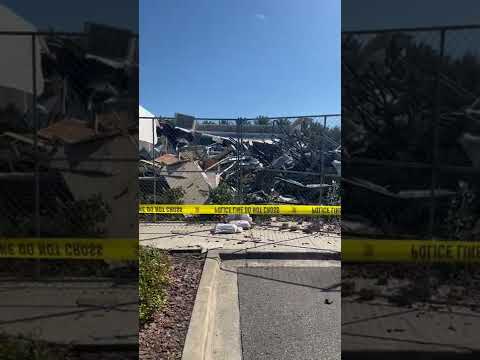 Chuck E Cheese gets destroyed by Hurricane Ian in Daytona.  Why you should clean roof scuppers often