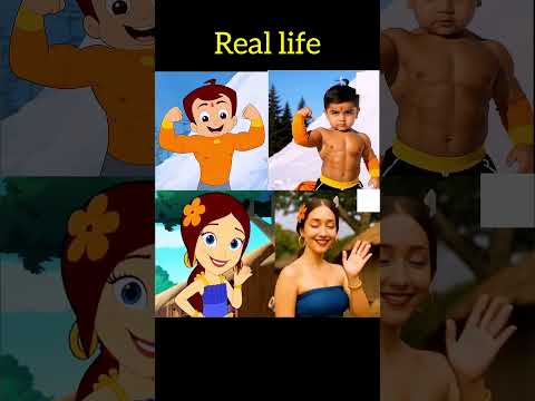 Chota bheem cartoons character in Real life.  ##trending #viralvideo #reallife #shorts