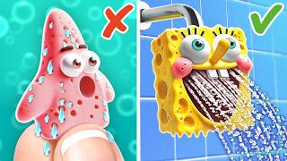 Help Sponge Bob! How To Make Bikini Bottom Fish Tank 🧽 *Miniature DIY Aquarium*