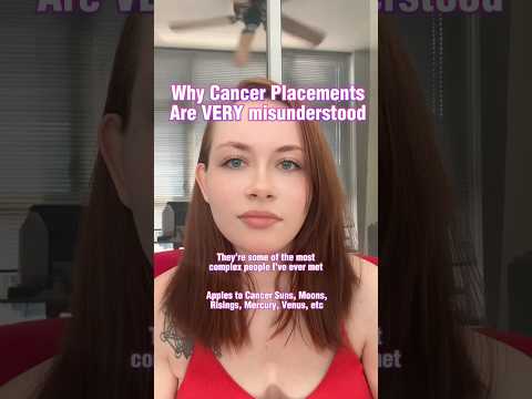 Why Cancer placements are VERY misunderstood #cancerzodiac  #astrologytips #cancerastrology