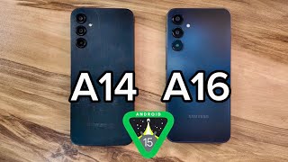 Samsung Galaxy A14 vs Samsung Galaxy A16 - OneUI 7 / Android 15