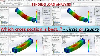Bending load Analysis - Square or cicle, which one is best.? II Mr. CAD Designer