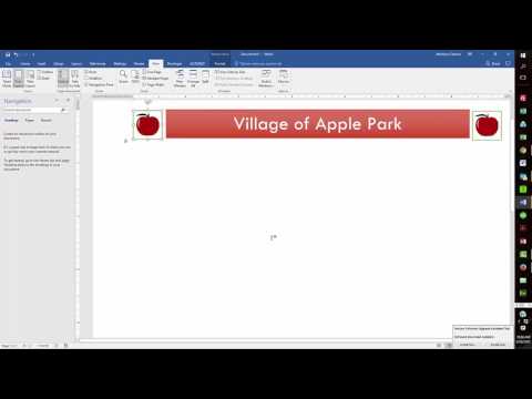 Word 2019 - Creating a Letterhead WORD 2016 - Creating Letterhead