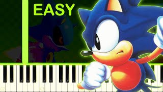 SONIC CD THEME - EASY Piano Tutorial
