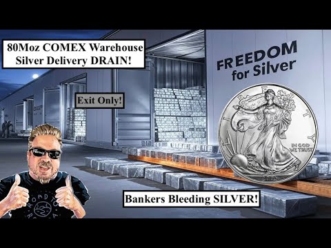 SILVER ALERT!! Bankers Bleeding SILVER! 80Moz COMEX March Delivery DRAIN! IT'S TIME!! (Bix Weir)