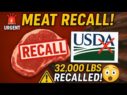 🚨 Recall Alert: 32,000 Pounds of Meat Products Recalled Over False USDA Inspection Marks