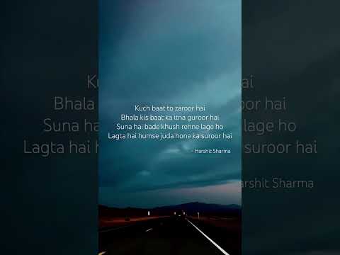 Bade khush Rehne lage ho Shayari ✨ #shayari #shorts