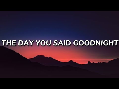 The Day You Said Goodnight - Hale (Lyrics) 🎧