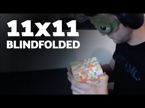 11x11 Blindfolded