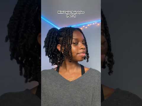 Mini twist hairstyles(Part 1) #hairstyles #naturalhair #minitwists #naturalstyles #protectivestyle