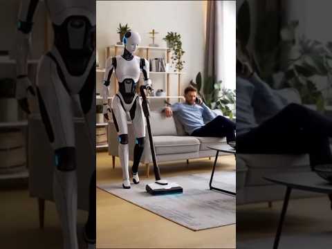 Meet My AI Robot Maid – The Future of Home Cleaning is Here! #shorts #robots #airobot #viralshort