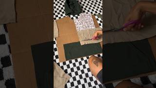 How I turned scraps into a hoodie #sustainable #upcycle #upcyclingclothing