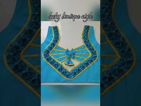 New blouse design 2024 💗 blouse back neck designs #trending #viralvideo #shorts