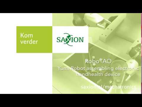 Yumi Robot assembling electronic handhealth device | RoboTAO