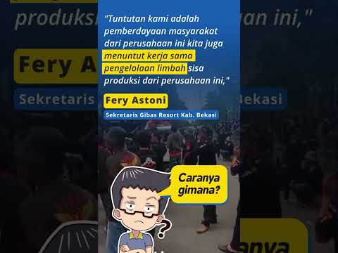 Ormas Gerebek Perusahaan di Cikarang Minta Hak Kelola Limbah!