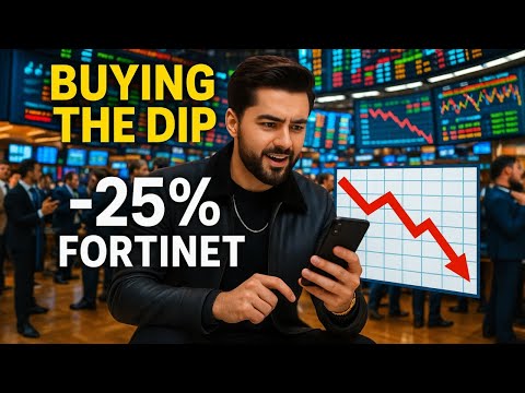 Fortinet stock crashed 25% in a single day. I bought it