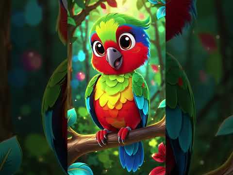 Magic Color Splash – Parrot Edition 🦜 | MiniMinds