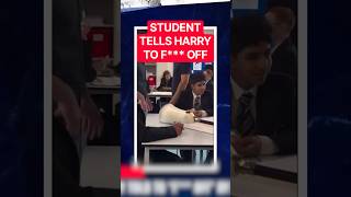 Prince Harry told to "F*** OFF" by student in shock classroom clash after making inappropriate joke