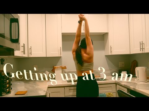 getting up at 3 am | reading, journaling, gym, groceries
