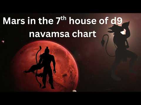 Mars in 7th house of d9 navamsa chart