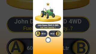 John Deere 5045 D 4WD Fuel Tank Capacity..? #technnu