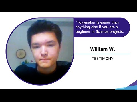 Testimony: William uses Tokymaker to learn STEM and make science projects