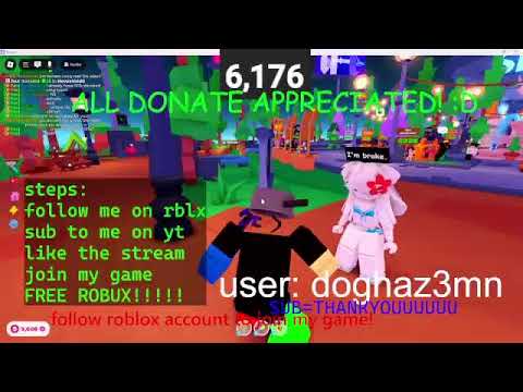 🔴LIVE🔴Donating To Viewers! (WheelSpin) Goal: 7K (TTS) - Roblox Pls Donate!