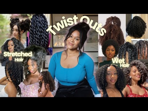 Natural Hair Care for Length Retention | Twist Outs - Wet vs Dry