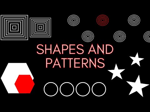 Shapes and Patterns | Baby Sensory Video | Little Seedlings Sensory