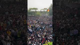 Elvish Yadav meetup 1 lakh fen’s 😱🔥#elvishyadav #public #bigbossott #youtubeshorts #viralvideo