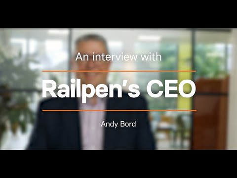 An interview with Andy Bord, Railpen's CEO – 1 year in