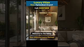 "Luxury Vastu Villas Near Hyderabad Airport #luxuryliving  #hyderabadvillas  #vastuhomes "