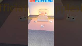 🐰🌸 bunny carpet #roblox #adoptme build hack