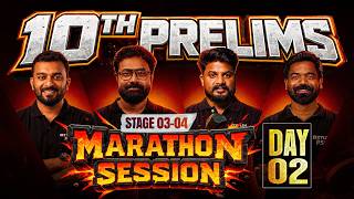 10TH PRELIMS - Stage 3 & 4 | MEGA MARATHON - Day 2 | Xylem PSC