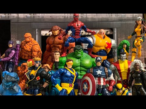 Marvel Legends Action figures.