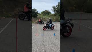 #Maneouvre numéro 2 ( plateau moto ) #PermisMoto 🤙