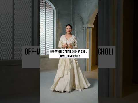 Gorgeous Off-White Lehenga Choli | Bridesmaid Outfit