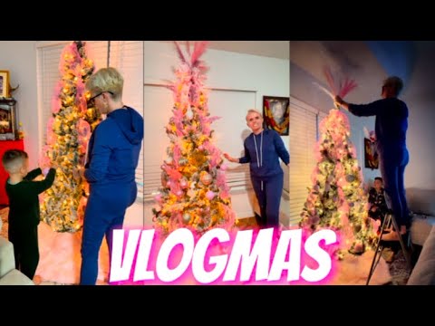 VLOGMAS (decorating our Christmas tree)