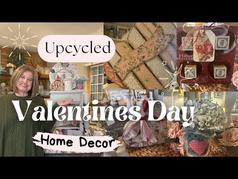 Upcycled Valentine Home Decor/Goodwill Makeovers/Thrift Flips