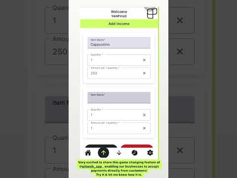 Accept payments from customers using pikonik. #pointofsale #PoS #SaaS #Software
