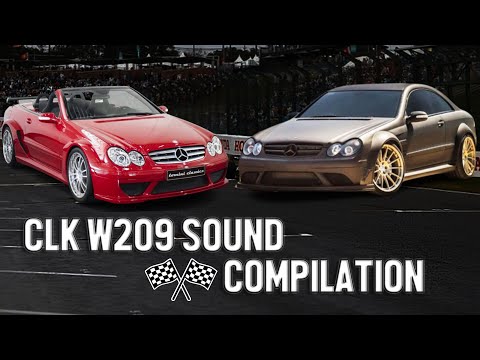 BEST OF Mercedes CLK W209 All Petrol Engines Exhaust Sound Compilation