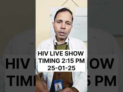 HIV LIVE SHOW, HIV question and answer session. 25-01-2025