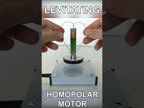 Levitating Homopolar Motor