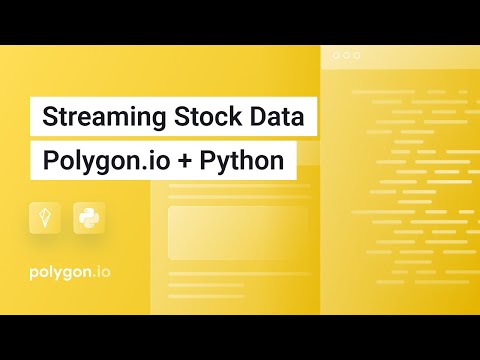 Demo: Streaming Real-Time Stock Market Data with Polygon.io + Python