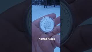 Norfed Aspen Community Dollar @TtheSilverStacker #silverstacker #silver #realmoney
