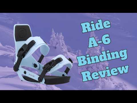 The 2025 Ride A-6 Snowboard Binding Review