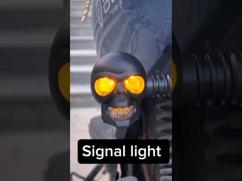 Amazing Motorcycle signal light | #automobile #bike #education #shorts