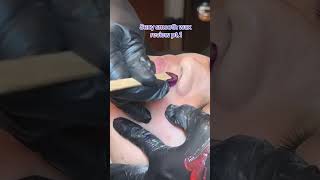 @waxuniversity : Upper Lips Waxing with Sexy Smooth Purple Seduction Hard Wax! 💜✨