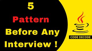 Top 5 Design Pattern Interview Questions and Answers you know before Interview in 2025 | Code Decode