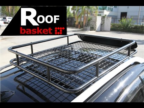 Rooftop Basket Cargo Carrier Installation Guide by LT Sport RCB-506